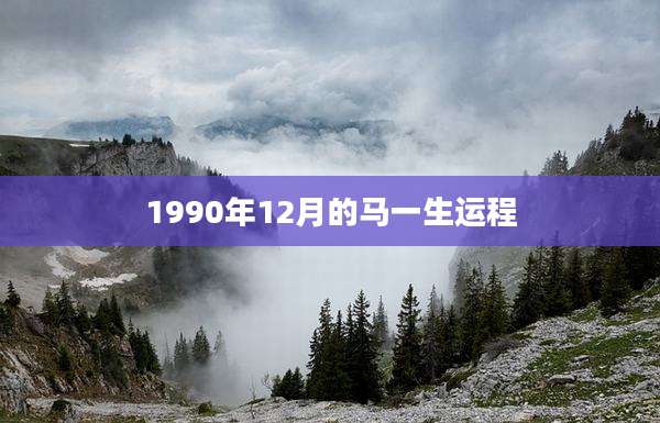 1990年12月的马一生运程