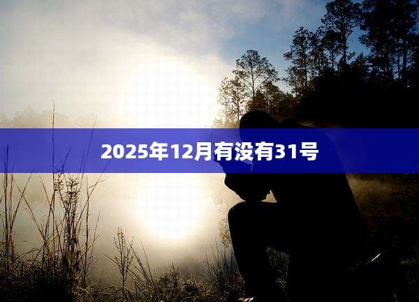 2025年12月有没有31号