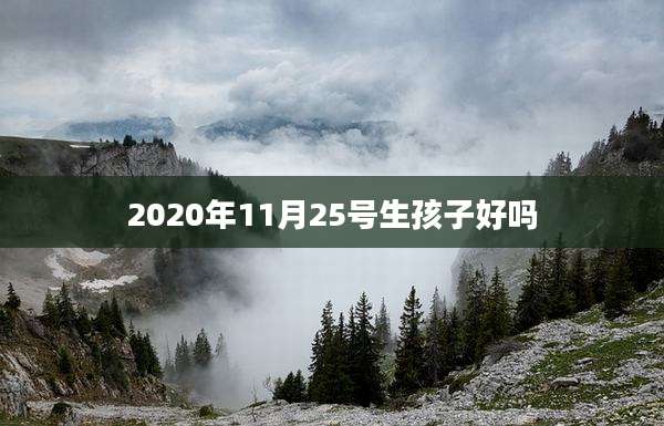 2020年11月25号生孩子好吗