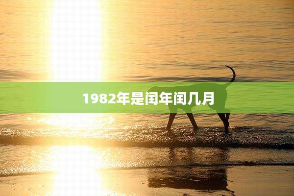 1982年是闰年闰几月
