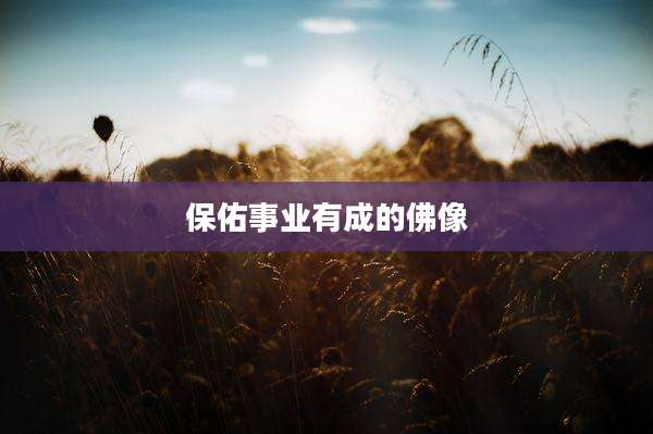 保佑事业有成的佛像