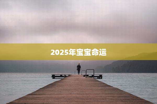 2025年宝宝命运