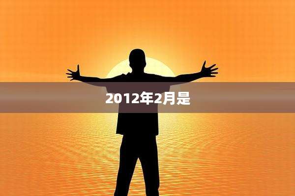 2012年2月是