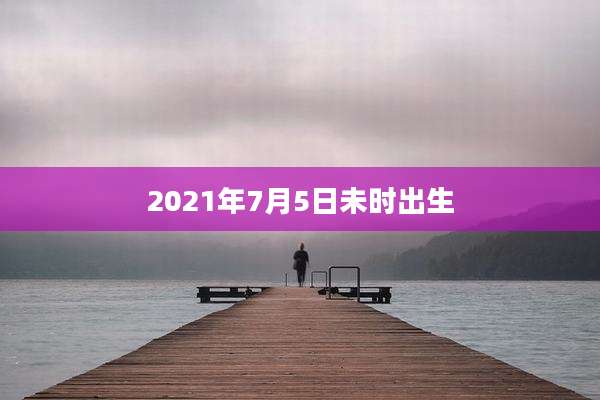 2021年7月5日未时出生
