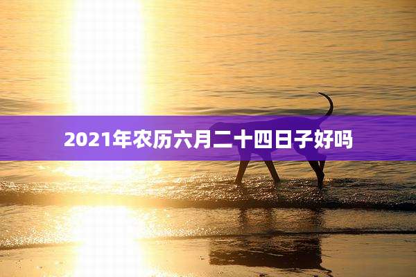 2021年农历六月二十四日子好吗