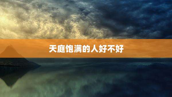 天庭饱满的人好不好