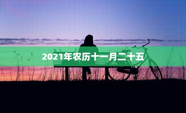 2021年农历十一月二十五