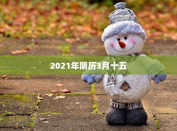 2021年阴历3月十五