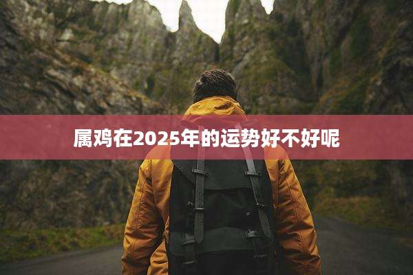 属鸡在2025年的运势好不好呢