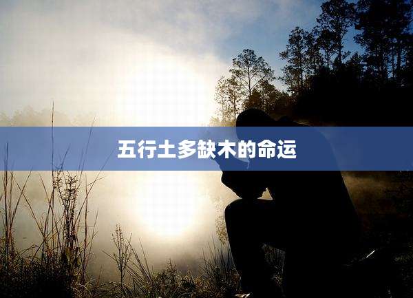五行土多缺木的命运