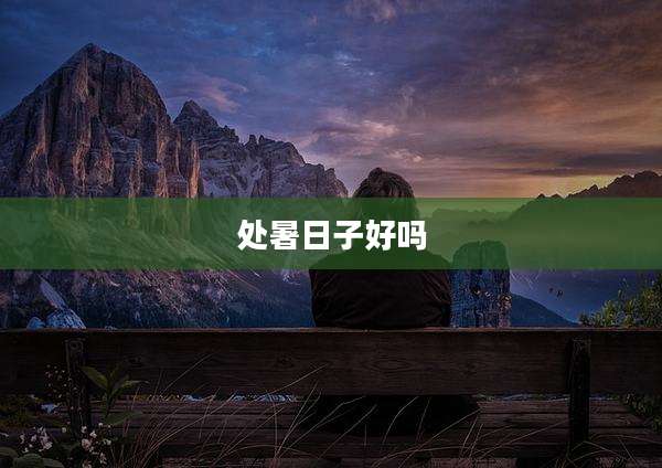 处暑日子好吗