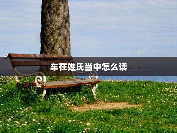 车在姓氏当中怎么读