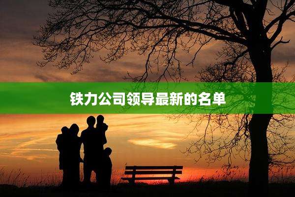 铁力公司领导最新的名单