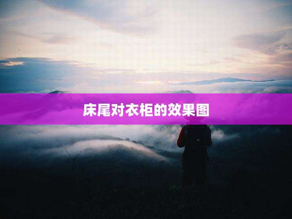 床尾对衣柜的效果图