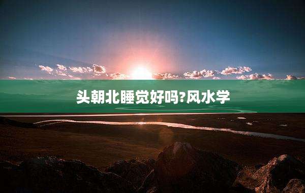 头朝北睡觉好吗?风水学