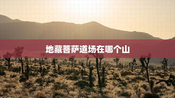地藏菩萨道场在哪个山