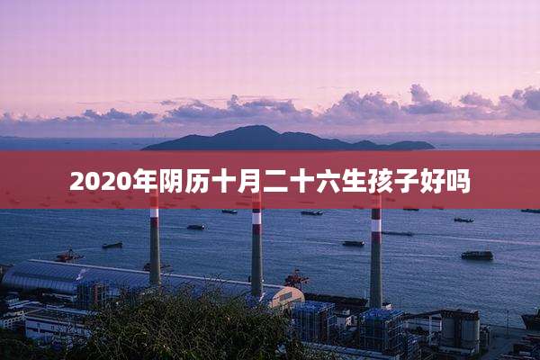 2020年阴历十月二十六生孩子好吗
