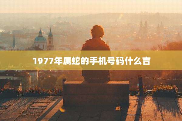 1977年属蛇的手机号码什么吉