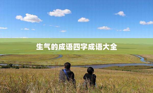 生气的成语四字成语大全