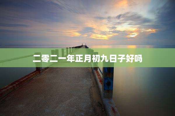 二零二一年正月初九日子好吗