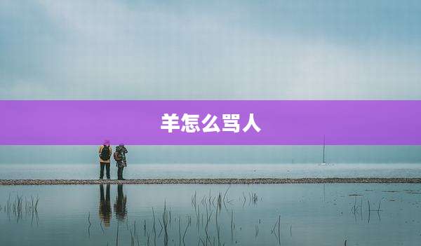 羊怎么骂人
