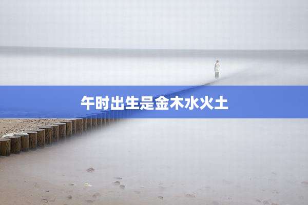 午时出生是金木水火土