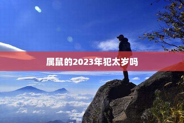 属鼠的2023年犯太岁吗