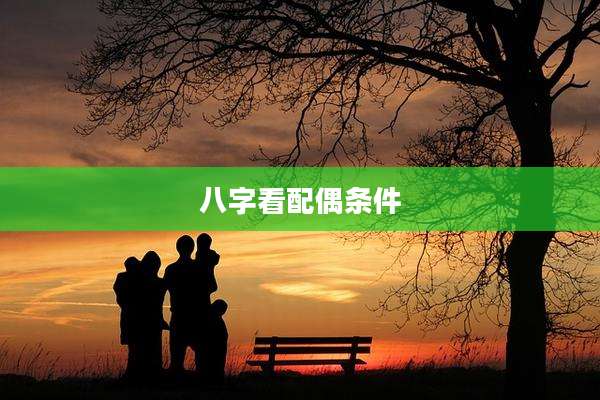 八字看配偶条件