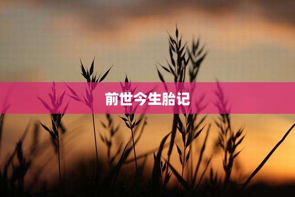前世今生胎记