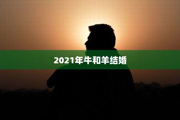2021年牛和羊结婚