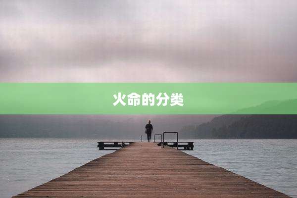 火命的分类