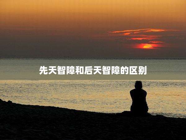 先天智障和后天智障的区别