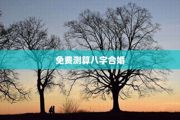 免费测算八字合婚