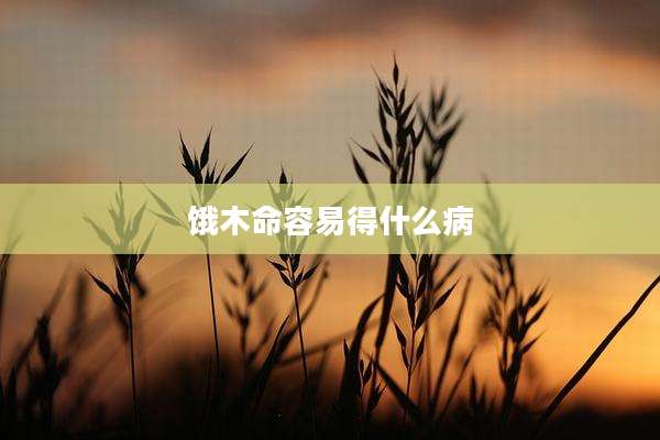 饿木命容易得什么病