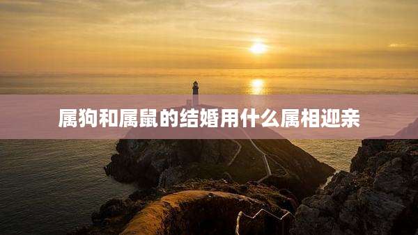 属狗和属鼠的结婚用什么属相迎亲