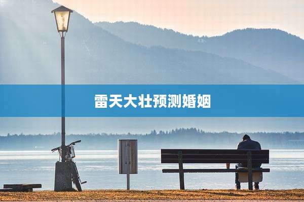雷天大壮预测婚姻