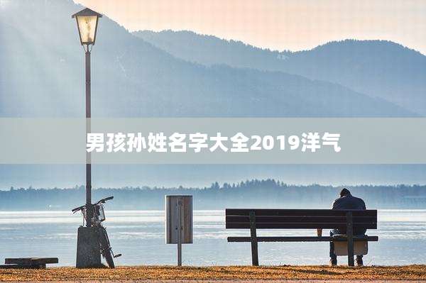 男孩孙姓名字大全2019洋气