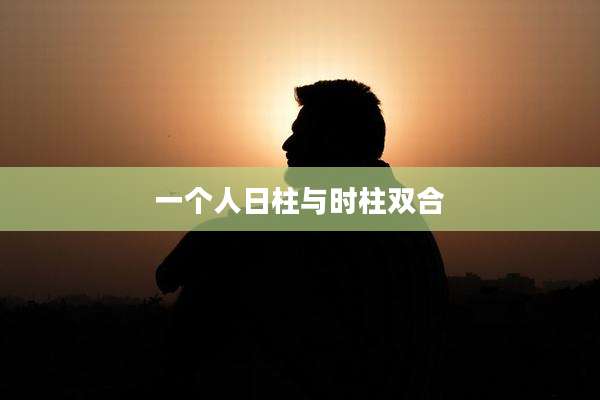 一个人日柱与时柱双合