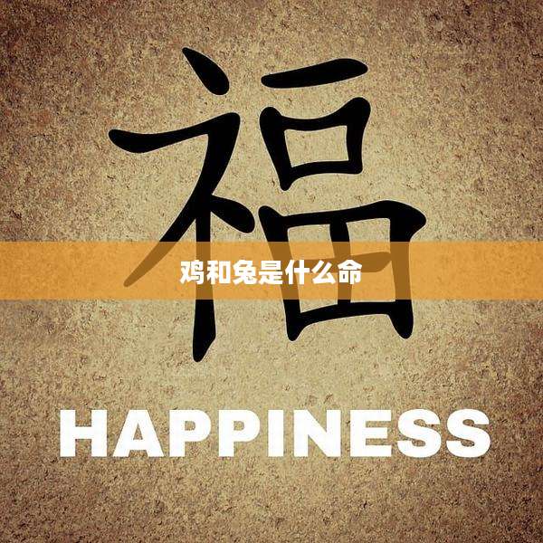 鸡和兔是什么命