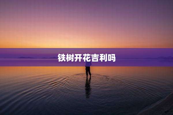 铁树开花吉利吗