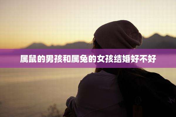 属鼠的男孩和属兔的女孩结婚好不好
