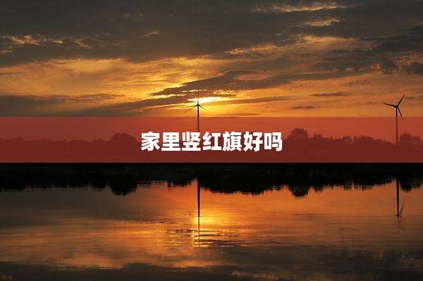 家里竖红旗好吗