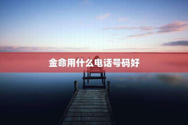金命用什么电话号码好
