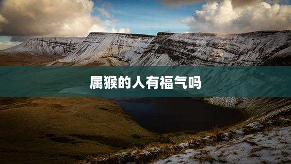 属猴的人有福气吗