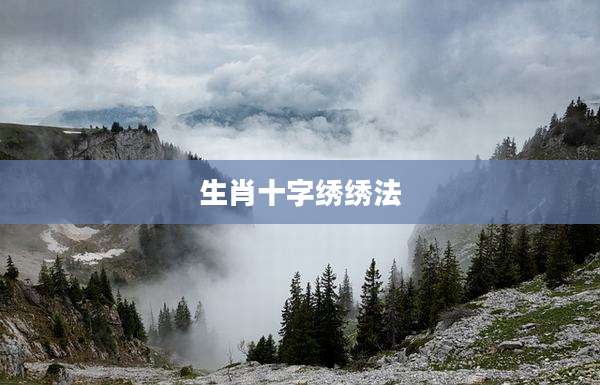 生肖十字绣绣法