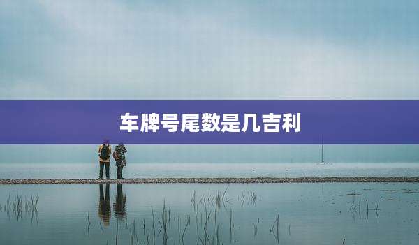 车牌号尾数是几吉利