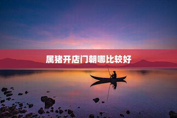 属猪开店门朝哪比较好