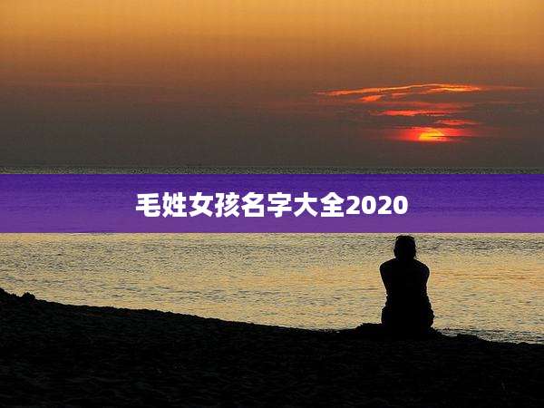 毛姓女孩名字大全2020