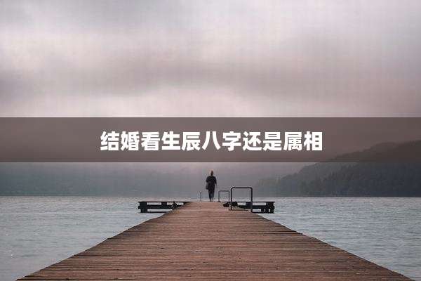结婚看生辰八字还是属相