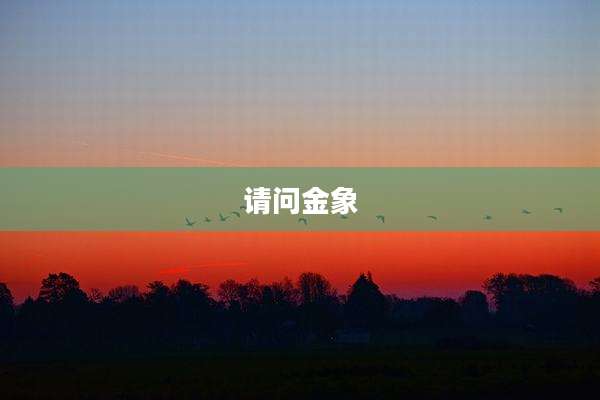 请问金象